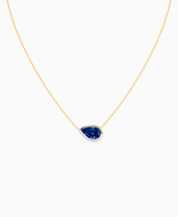 Royal Blue Lab Sapphire / Pear (EW) / 3ct
