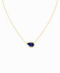 Royal Blue Lab Sapphire / Pear (EW) / 3ct