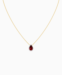 Pigeon Blood Lab Ruby / Pear (NS) / 1.5ct