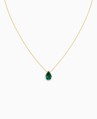 Zambian Lab Emerald / Pear (NS) / 1.5ct