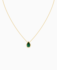 Zambian Lab Emerald / Pear (NS) / 1.5ct