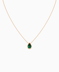 Zambian Lab Emerald / Pear (NS) / 1.5ct