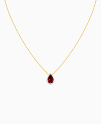 Pigeon Blood Lab Ruby / Pear (NS) / 1.5ct