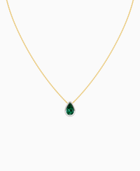 Zambian Lab Emerald / Pear (NS) / 1.5ct