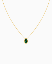 Zambian Lab Emerald / Pear (NS) / 1.5ct