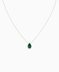 Zambian Lab Emerald / Pear (NS) / 1.5ct