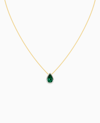 Zambian Lab Emerald / Pear (NS) / 1.5ct