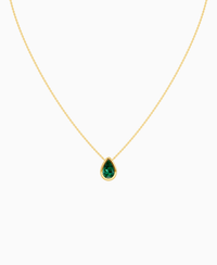 Zambian Lab Emerald / Pear (NS) / 1.5ct