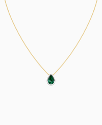Zambian Lab Emerald / Pear (NS) / 2ct