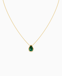 Zambian Lab Emerald / Pear (NS) / 2ct