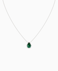 Zambian Lab Emerald / Pear (NS) / 2ct