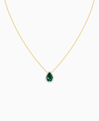 Zambian Lab Emerald / Pear (NS) / 2ct