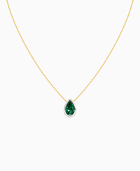 Zambian Lab Emerald / Pear (NS) / 2.5ct