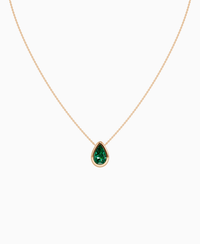 Zambian Lab Emerald / Pear (NS) / 2.5ct