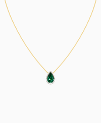 Zambian Lab Emerald / Pear (NS) / 2.5ct