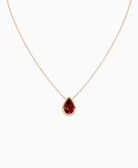 Pigeon Blood Lab Ruby / Pear (NS) / 3ct