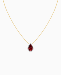 Pigeon Blood Lab Ruby / Pear (NS) / 3ct