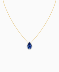 Royal Blue Lab Sapphire / Pear (NS) / 3ct