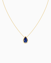 Royal Blue Lab Sapphire / Pear (NS) / 3ct