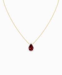 Pigeon Blood Lab Ruby / Pear (NS) / 3ct