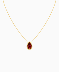 Pigeon Blood Lab Ruby / Pear (NS) / 3ct