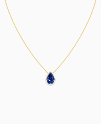 Royal Blue Lab Sapphire / Pear (NS) / 3ct