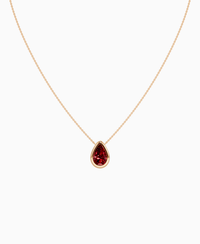 Pigeon Blood Lab Ruby / Pear (NS) / 3ct
