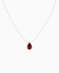 Pigeon Blood Lab Ruby / Pear (NS) / 3ct