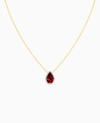 Pigeon Blood Lab Ruby / Pear (NS) / 3ct