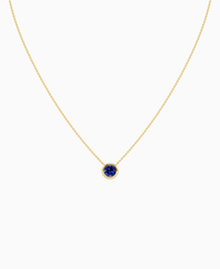 Royal Blue Lab Sapphire / Round / 1ct