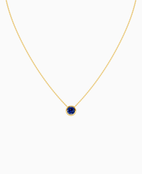 Royal Blue Lab Sapphire / Round / 1ct