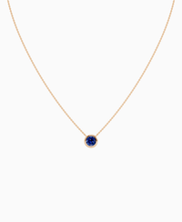 Royal Blue Lab Sapphire / Round / 1ct