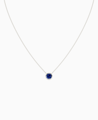 Royal Blue Lab Sapphire / Round / 1ct