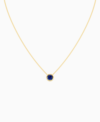 Royal Blue Lab Sapphire / Round / 1ct