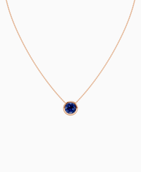 Royal Blue Lab Sapphire / Round / 3ct