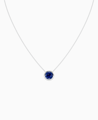 Royal Blue Lab Sapphire / Round / 3ct