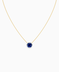 Royal Blue Lab Sapphire / Round / 3ct