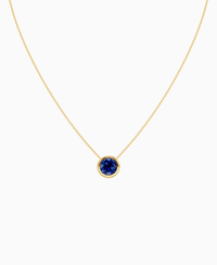 Royal Blue Lab Sapphire / Round / 3ct