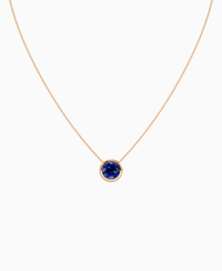 Royal Blue Lab Sapphire / Round / 3ct