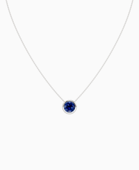 Royal Blue Lab Sapphire / Round / 3ct