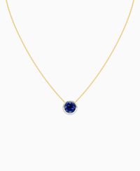 Royal Blue Lab Sapphire / Round / 3ct