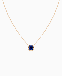 Royal Blue Lab Sapphire / Round / 3ct
