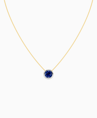 Royal Blue Lab Sapphire / Round / 3ct