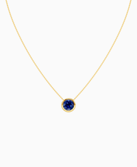Royal Blue Lab Sapphire / Round / 3ct