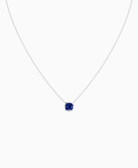 Royal Blue Lab Sapphire / Cushion / 1.5ct