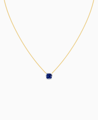 Royal Blue Lab Sapphire / Cushion / 1.5ct