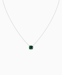 Zambian Lab Emerald / Cushion / 2ct