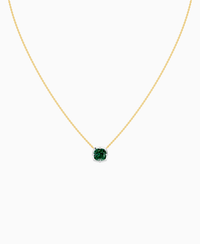Zambian Lab Emerald / Cushion / 2ct