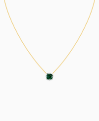 Zambian Lab Emerald / Cushion / 2ct