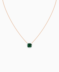 Zambian Lab Emerald / Cushion / 3ct